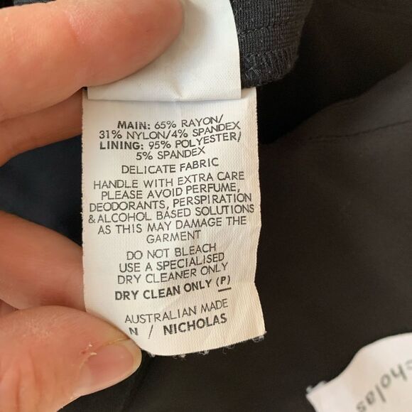 REVOLVE x Nicholas Ponti Ava Wrap Black Maxi Gown Deep V Neckline sz 2 PW13 - Picture 16 of 16